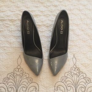 Grey Heels Pumps Shoes By Aldo🦋